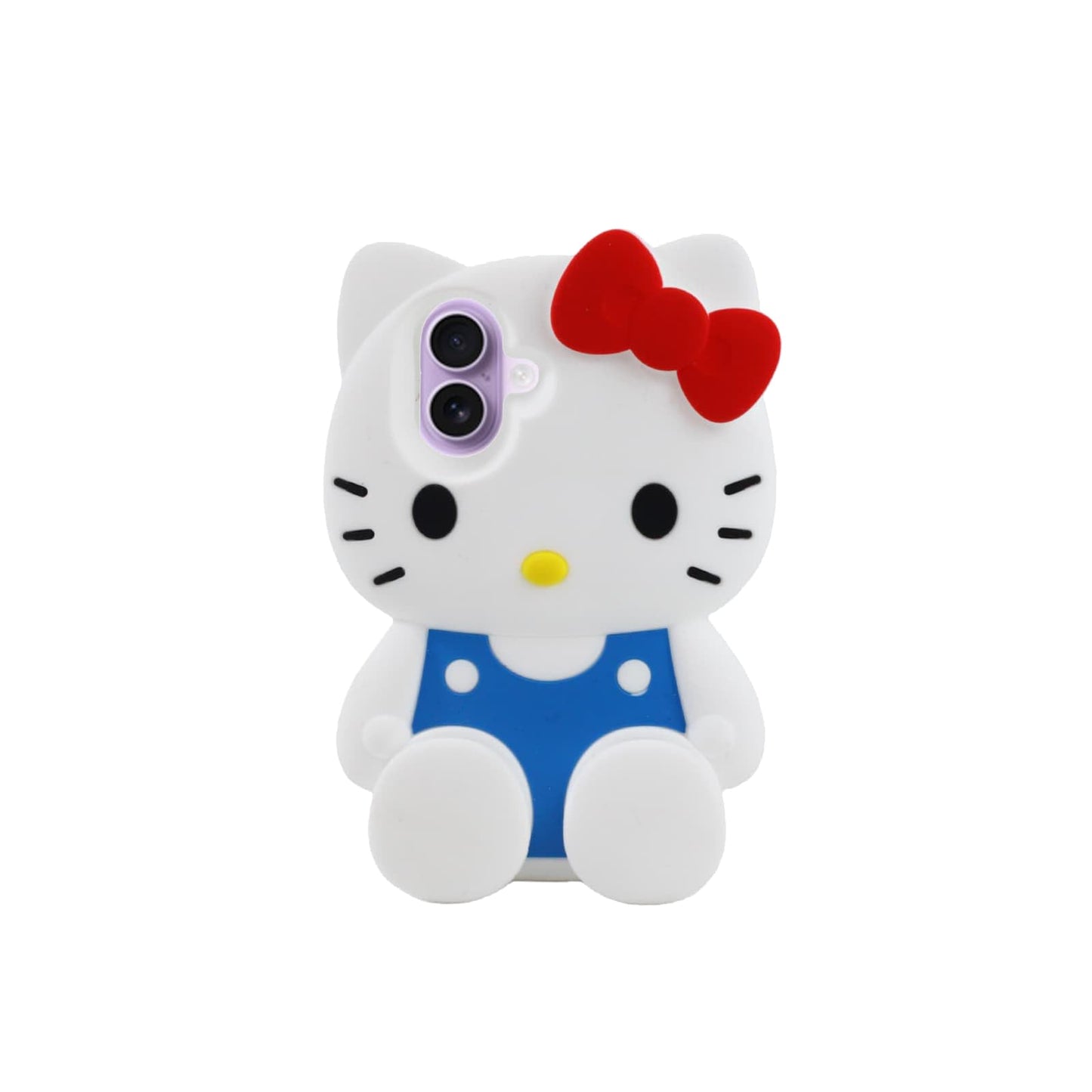 Anime Cat Soft Silicone Case for iPhone 13/14/15,Fashion Kawaii Soft Silicone Animal tective Gel Shockof Gel Back Cover