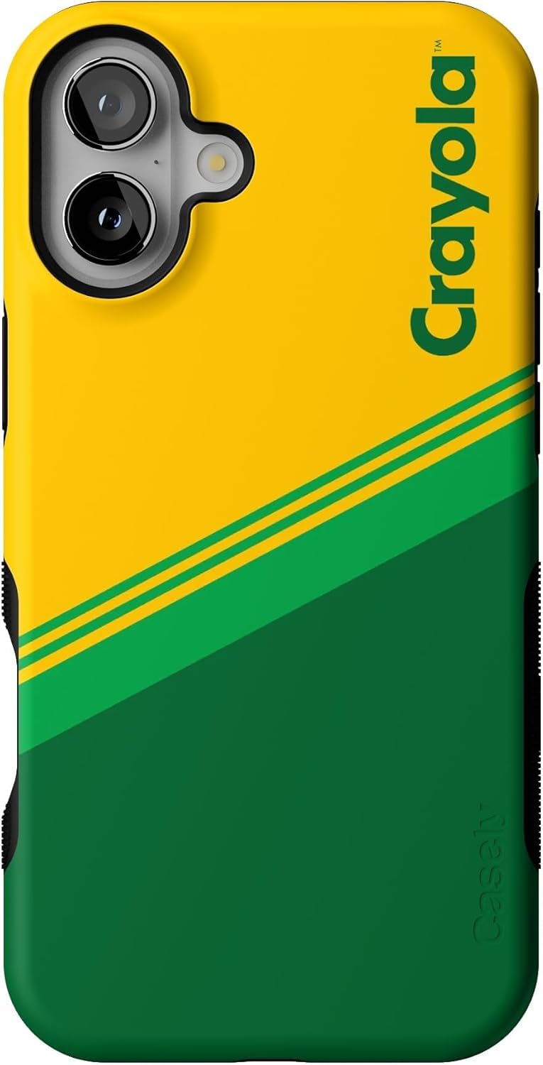 Casely iPhone 16 Case | Clubhouse | Golden on the Green | Bold Protective Design | Compatible with MagSafe