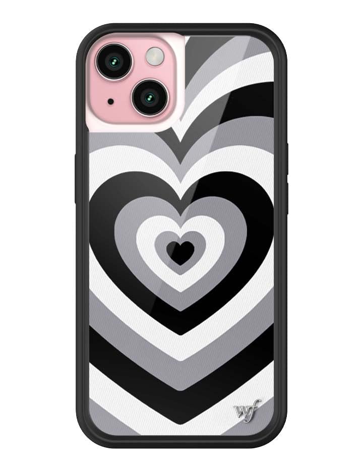 Wildflower Cases - Compatible with iPhone 15 | Protective Black Bumper, 6.5ft Drop Test Certified, Women Owned Small Business | Nature Floral Aesthetic Trendy Cute | Hummingbird