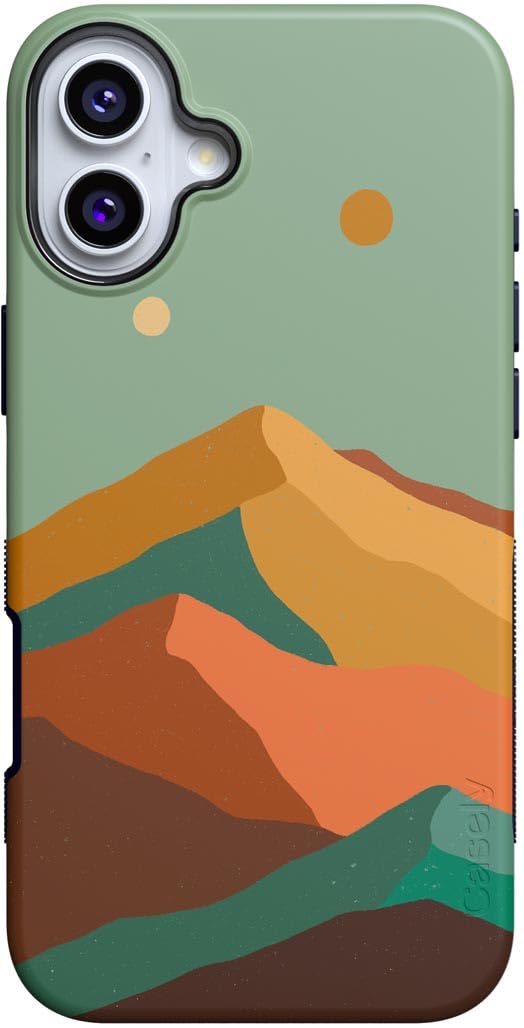 Casely iPhone 16 Case | Clubhouse | Golden on the Green | Bold Protective Design | Compatible with MagSafe