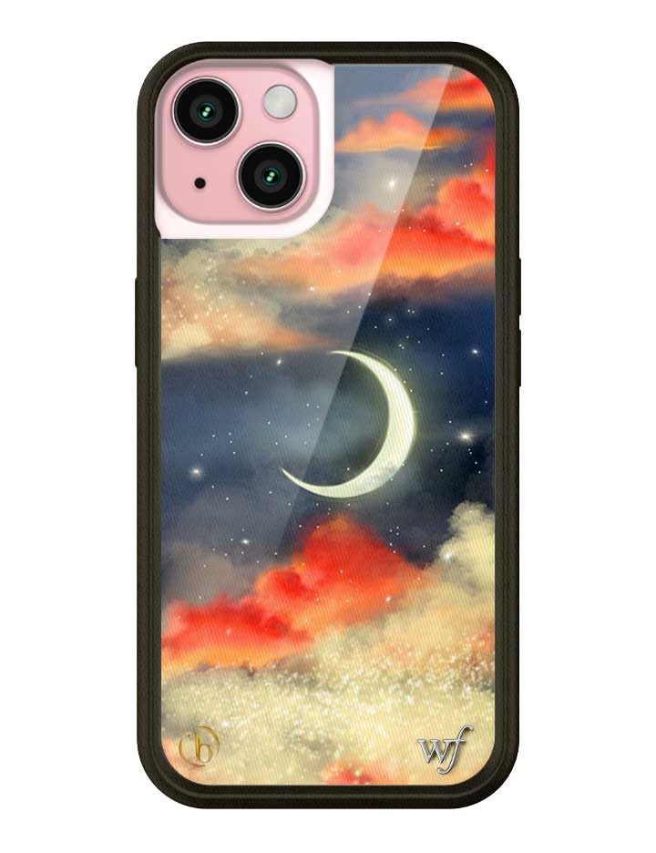 Wildflower Cases - Compatible with iPhone 15 | Protective Black Bumper, 6.5ft Drop Test Certified, Women Owned Small Business | Nature Floral Aesthetic Trendy Cute | Hummingbird
