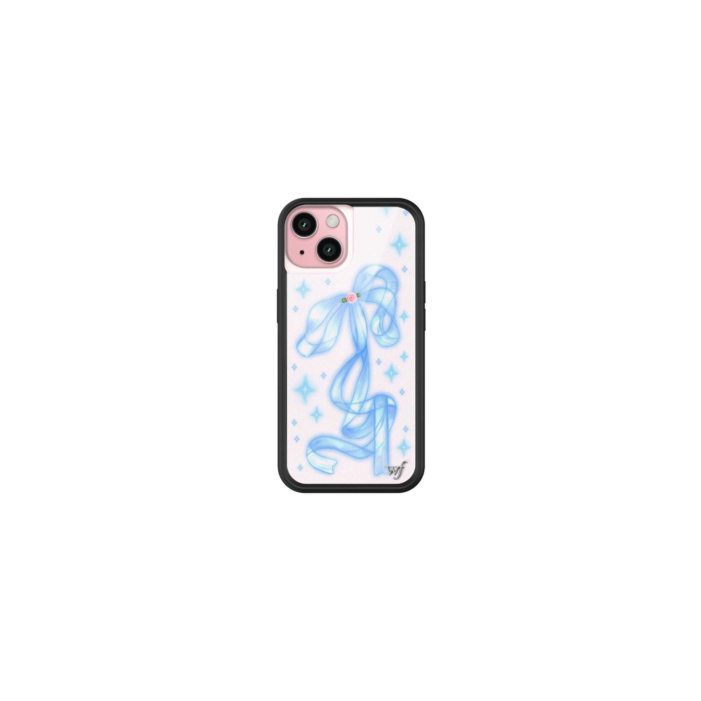 Wildflower Cases - Compatible with iPhone 15 | Protective Black Bumper, 6.5ft Drop Test Certified, Women Owned Small Business | Nature Floral Aesthetic Trendy Cute | Hummingbird