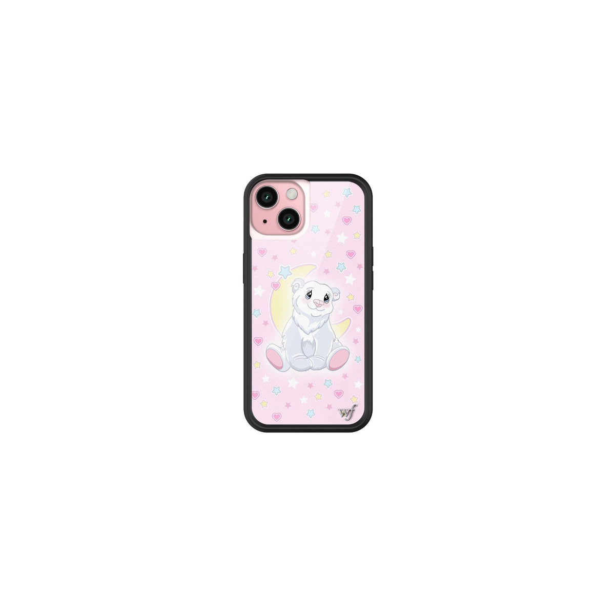 Wildflower Cases - Compatible with iPhone 15 | Protective Black Bumper, 6.5ft Drop Test Certified, Women Owned Small Business | Nature Floral Aesthetic Trendy Cute | Hummingbird