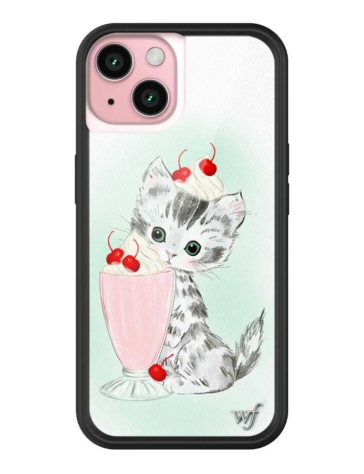 Wildflower Cases - Compatible with iPhone 15 | Protective Black Bumper, 6.5ft Drop Test Certified, Women Owned Small Business | Nature Floral Aesthetic Trendy Cute | Hummingbird