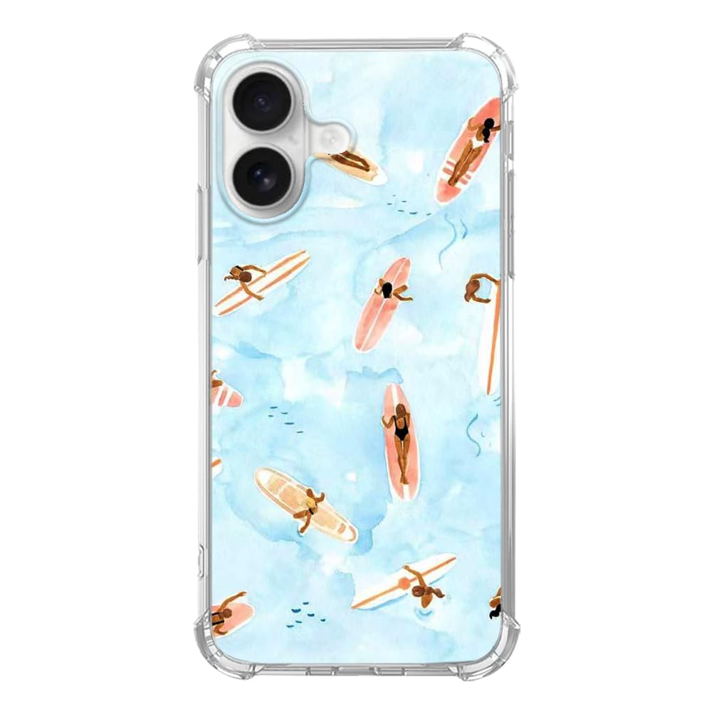 Water Lily Pond Black Cat Phone Case Compatible with iPhone 17, Cute Cat Painting Phone Cover for iPhone 17