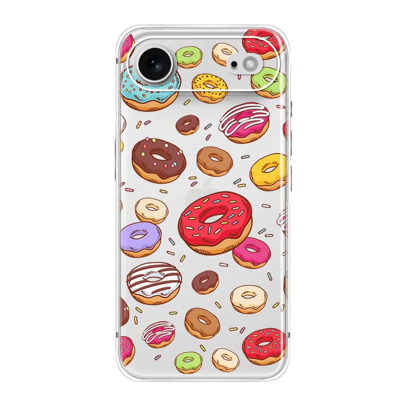 Blingy's for iPhone 17e Case/iPhone 16e Case, Fun Dog Style with Paw Print Pattern Cute Cartoon Animal Design Transparent Soft TPU Protective Clear Case 6.1 inch (Dogs w/Prints)
