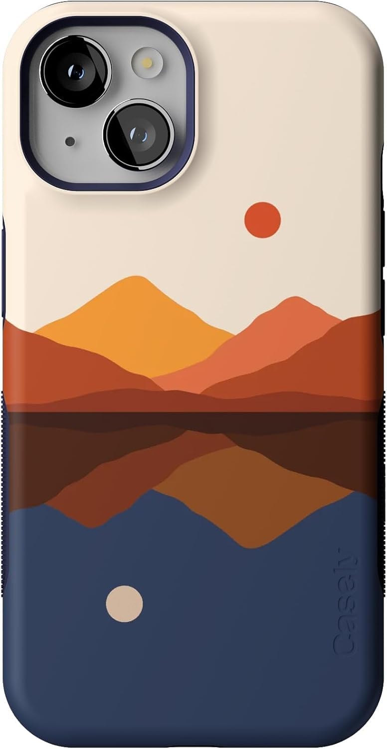 Casely iPhone 14 Case | Hanging Around | Potted Plants Floral | Bold Protective Design | Compatible with MagSafe