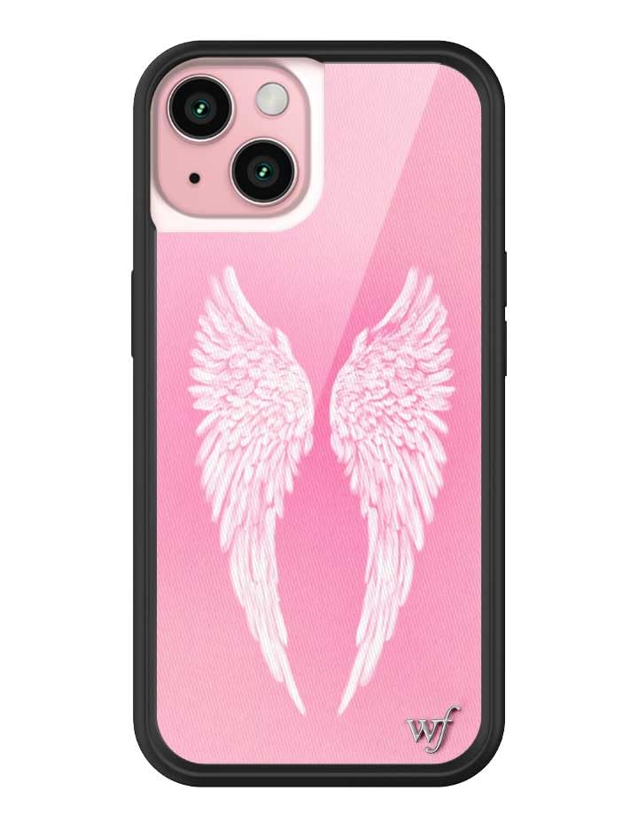 Wildflower Cases - Compatible with iPhone 15 | Protective Black Bumper, 6.5ft Drop Test Certified, Women Owned Small Business | Nature Floral Aesthetic Trendy Cute | Hummingbird