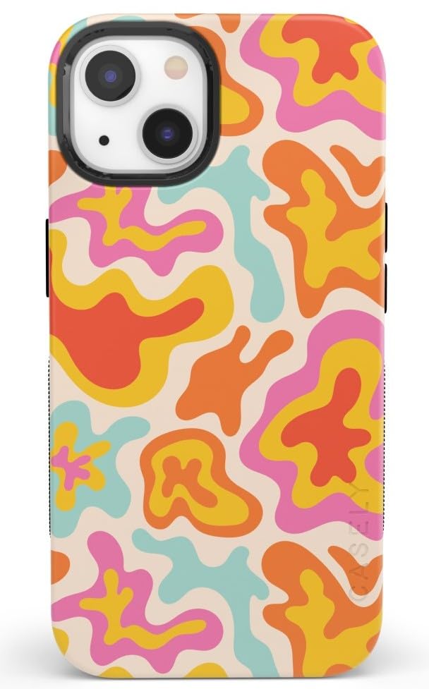 Casely iPhone 15 Case | Hanging Around | Potted Plants Floral | Bold Protective Design | Compatible with MagSafe