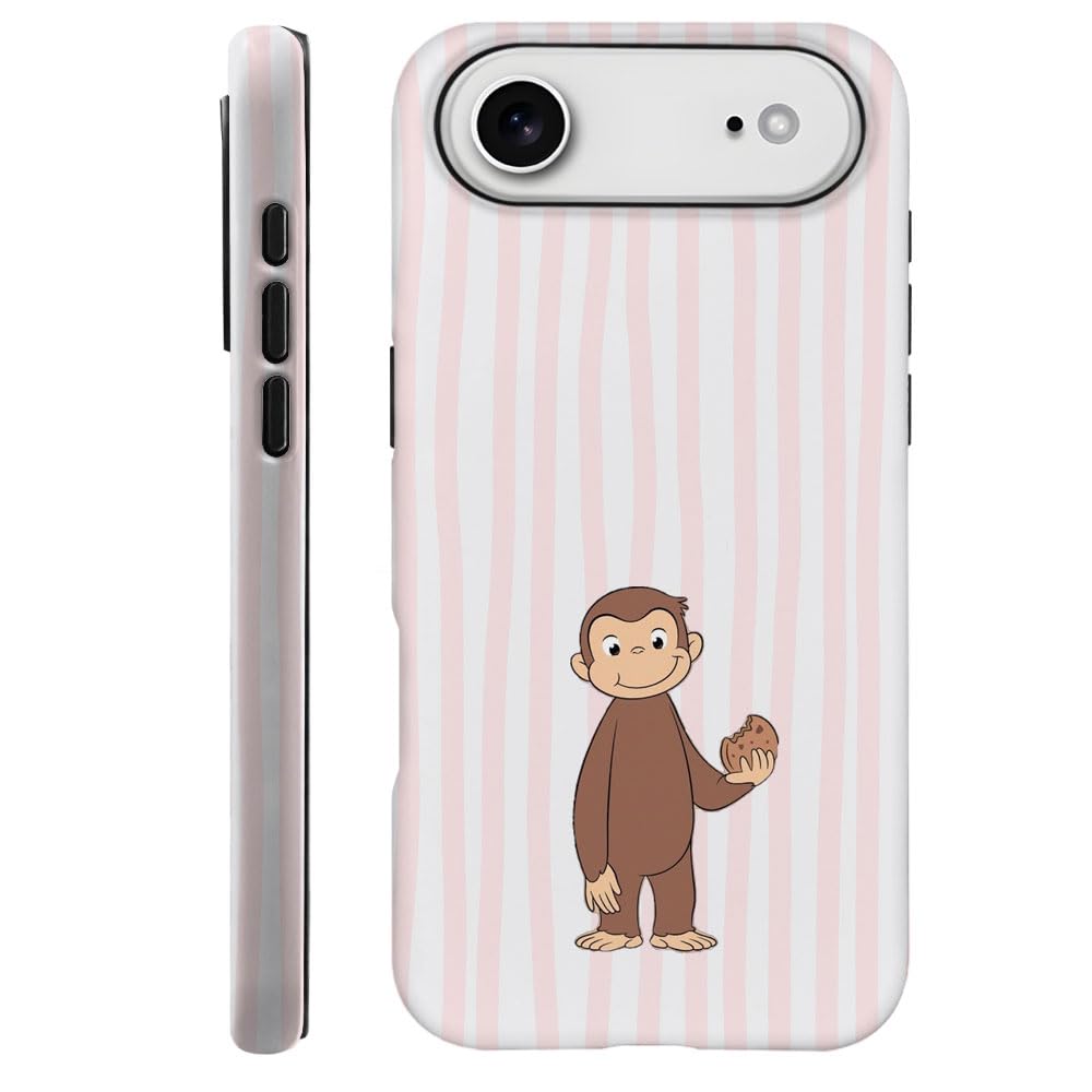 Case for iPhone 17 Pro - [Drop Protection Phone Cover] - Hybrid Case for Girl Women - Cute Cat Playful