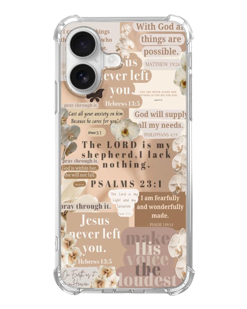 Christmas Aesthetic Phone Case Compatible with iPhone 17, Winter Holiday Festive Phone Cover for iPhone 17