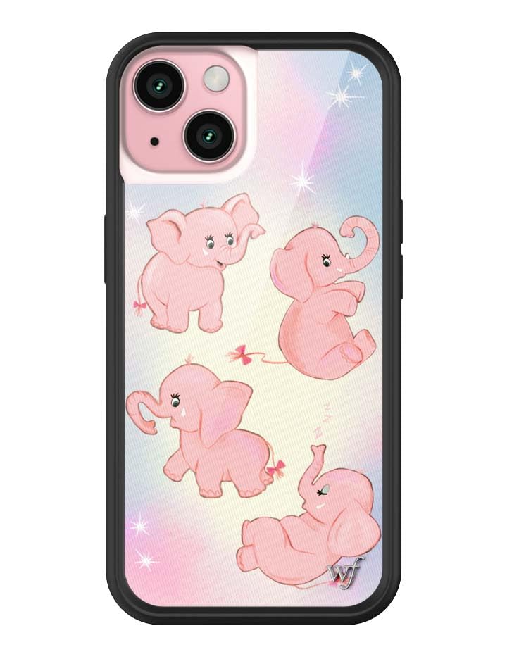 Wildflower Cases - Compatible with iPhone 15 | Protective Black Bumper, 6.5ft Drop Test Certified, Women Owned Small Business | Nature Floral Aesthetic Trendy Cute | Hummingbird