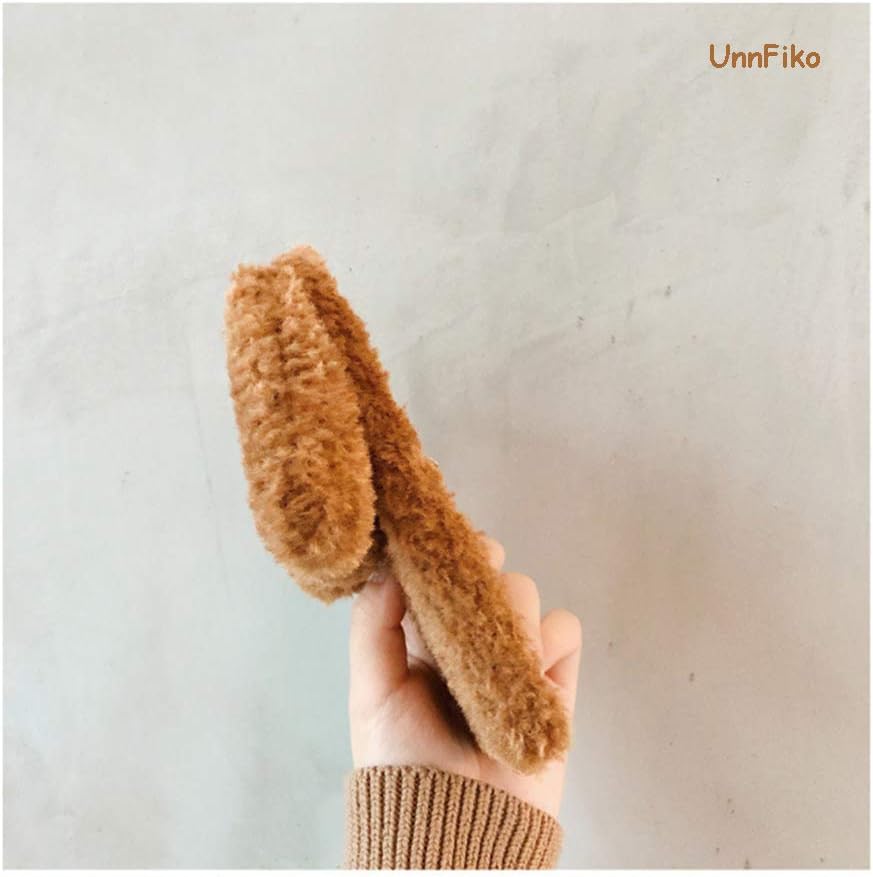 UnnFiko Super Cute Teddy Dog Fluffy Fur Case Compatible with iPhone 11, Fuzzy Furry Warm Plush Soft TPU Winter Case Protective Covers (Teddy Brown, iPhone 11)