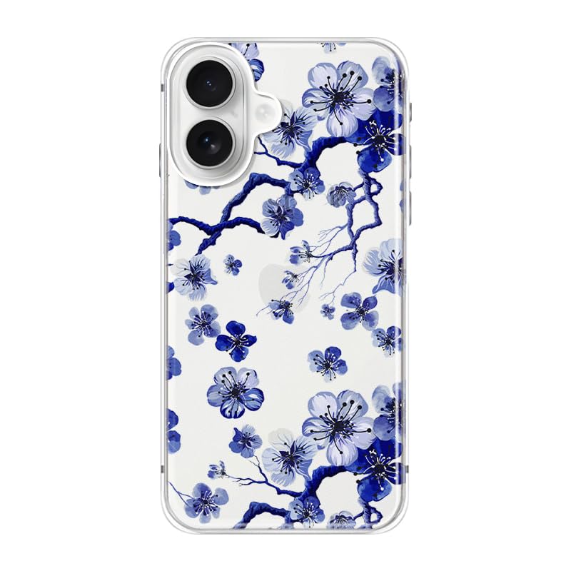 Blingy's for iPhone 17e Case/iPhone 16e Case, Fun Dog Style with Paw Print Pattern Cute Cartoon Animal Design Transparent Soft TPU Protective Clear Case 6.1 inch (Dogs w/Prints)