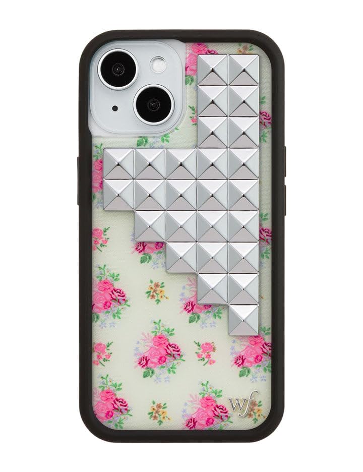 Wildflower Cases - Compatible with iPhone 15 | Protective Black Bumper, 6.5ft Drop Test Certified, Women Owned Small Business | Nature Floral Aesthetic Trendy Cute | Hummingbird
