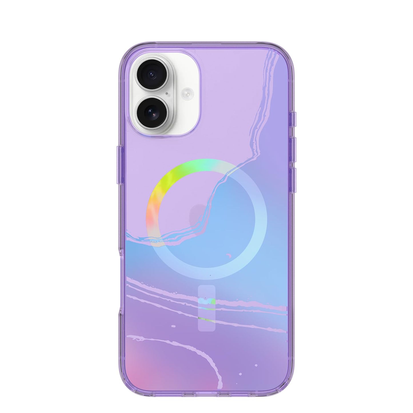 OtterBox iPhone 16 Pro Symmetry Series Clear Case - Pink Leopard Print | Snaps to MagSafe, Ultra-Sleek, Raised Edges Protect Camera & Screen, Ultra-Thin, Sleek iPhone Case