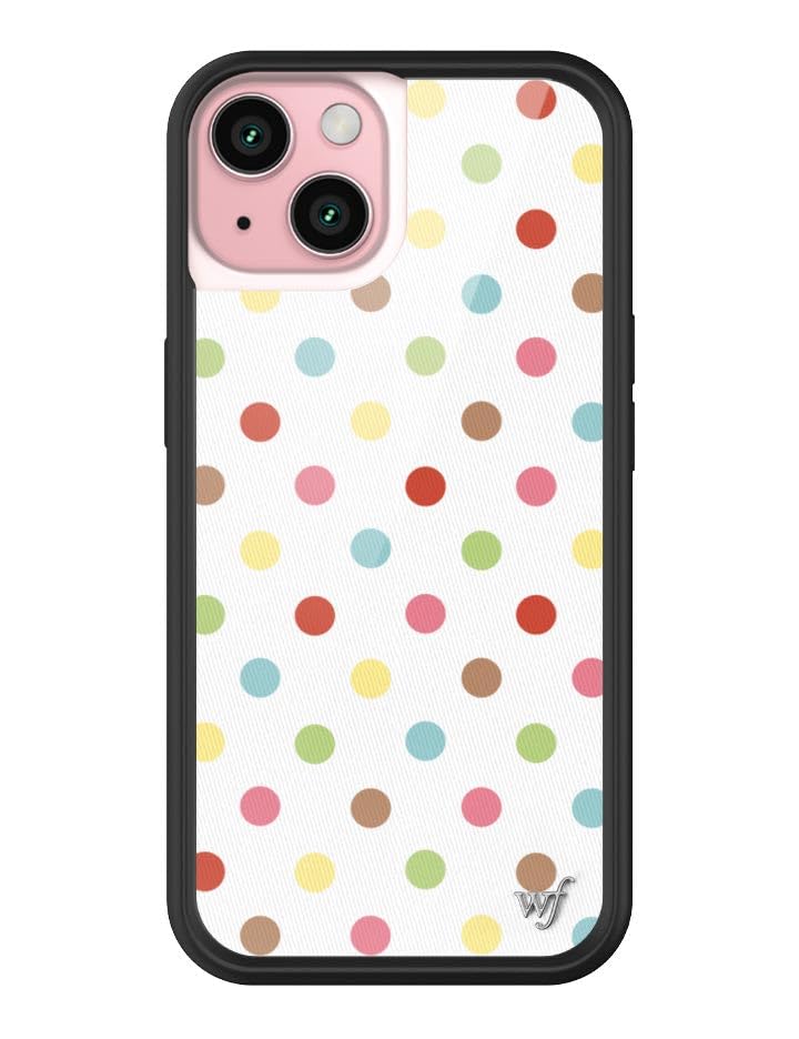 Wildflower Cases - Compatible with iPhone 15 | Protective Black Bumper, 6.5ft Drop Test Certified, Women Owned Small Business | Nature Floral Aesthetic Trendy Cute | Hummingbird
