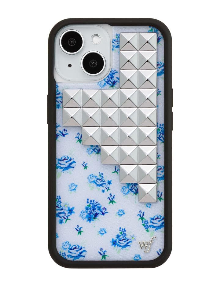 Wildflower Cases - Compatible with iPhone 15 | Protective Black Bumper, 6.5ft Drop Test Certified, Women Owned Small Business | Nature Floral Aesthetic Trendy Cute | Hummingbird