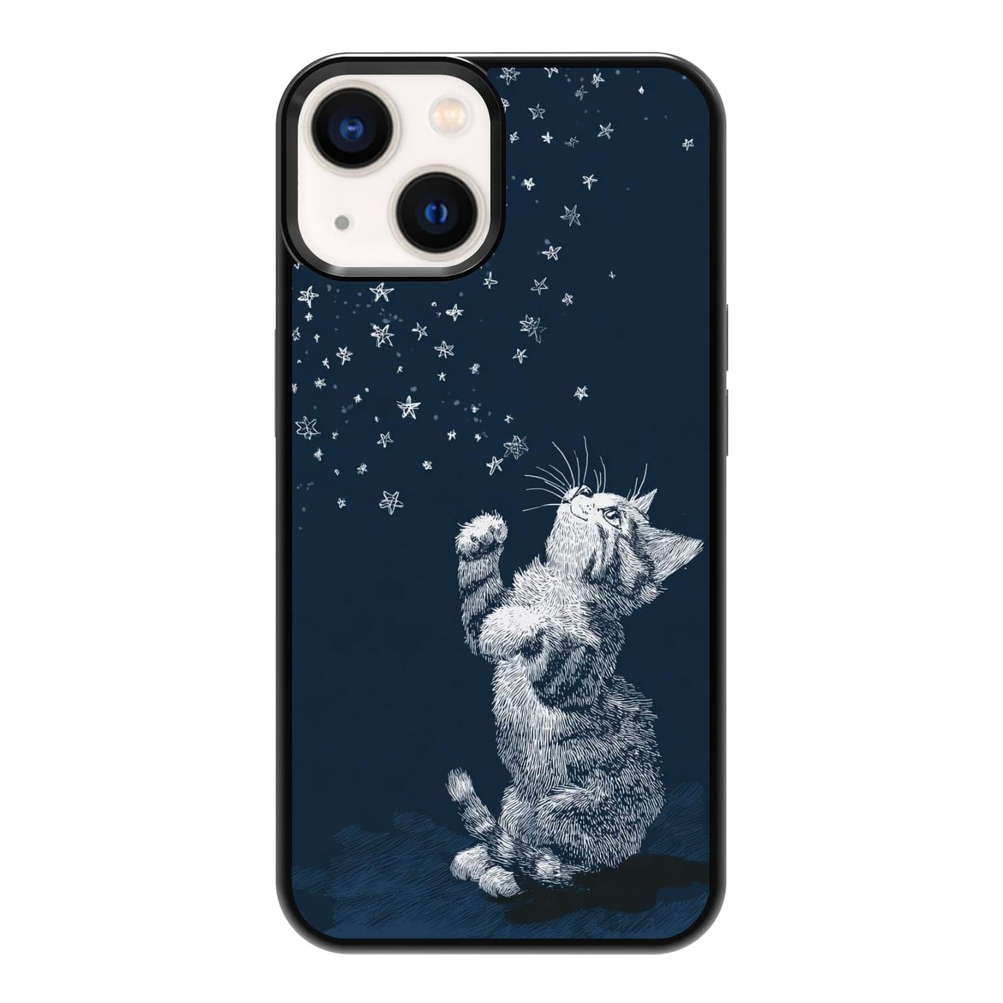 Vintage Black and White Botanical Cactus Agave Desert Nature Phone Case, Shockproof Protective Cover for iPhone 11 12 13 14 15 16 17 Pro Max Plus Mini XR 7 8 SE