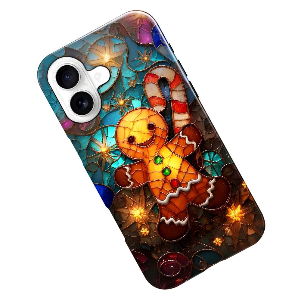 Case for iPhone 17,Christmas Lights Cute Holiday Phone Case Military-Grade Drop Protection Cover for Women Girl - Glossy