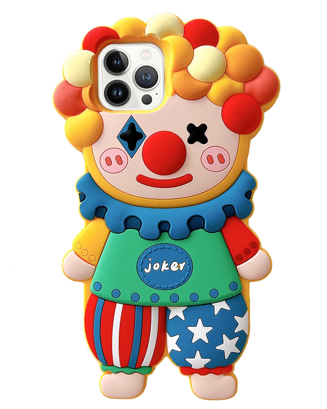 Case for iPhone 14 Case Silicone Cute, Camera Lens Protector Design Kawaii 3D Thick Case Protective Cover (Hot Dog, iPhone 14)