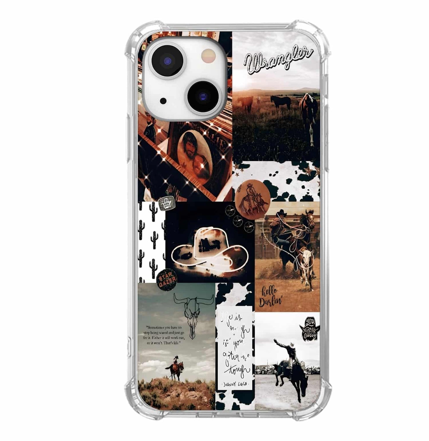 Winter Wonderland Christmas Case for iPhone 15,Snowfall Christmas Cottage, Trendy Cool Soft TPU Bumper Cover for iPhone 15