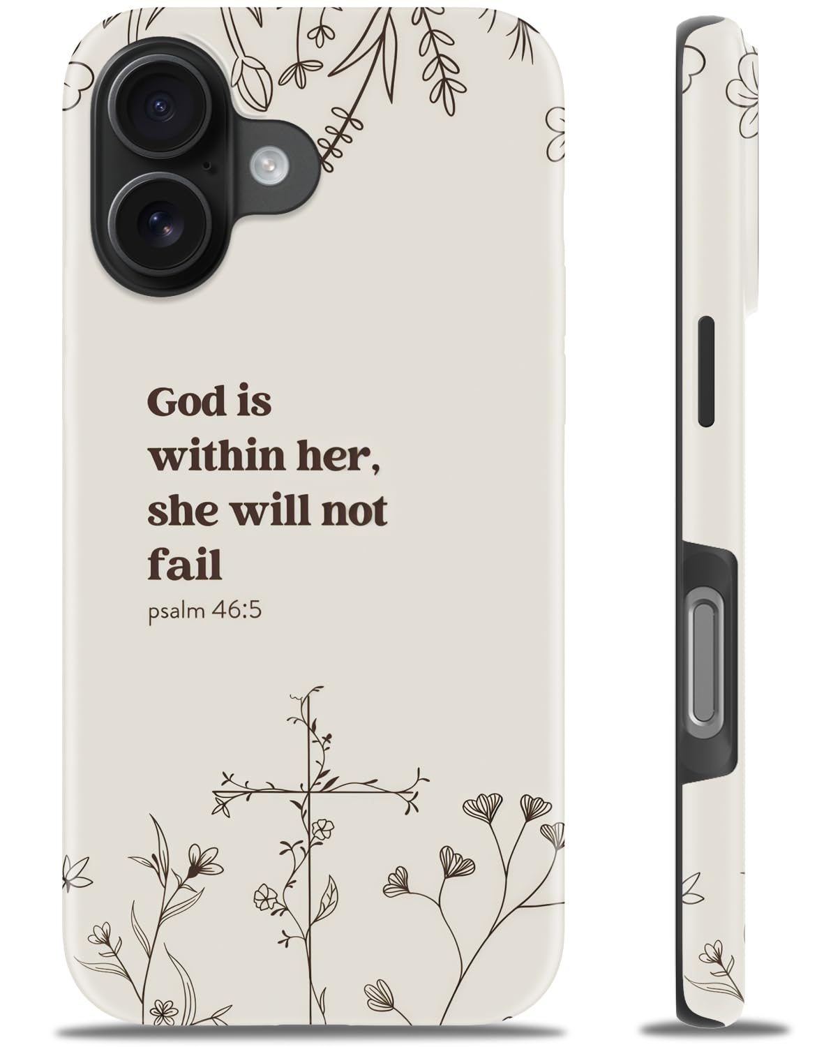 Goodon for iPhone 15 Pro Max Case, Cute Preppy Floral, MagSafe Compatible | Dual-Layer Hard Shell & Silicone, Wireless Charging, Slim Fit Phone Cover with Wildflower Designs for Women Girls