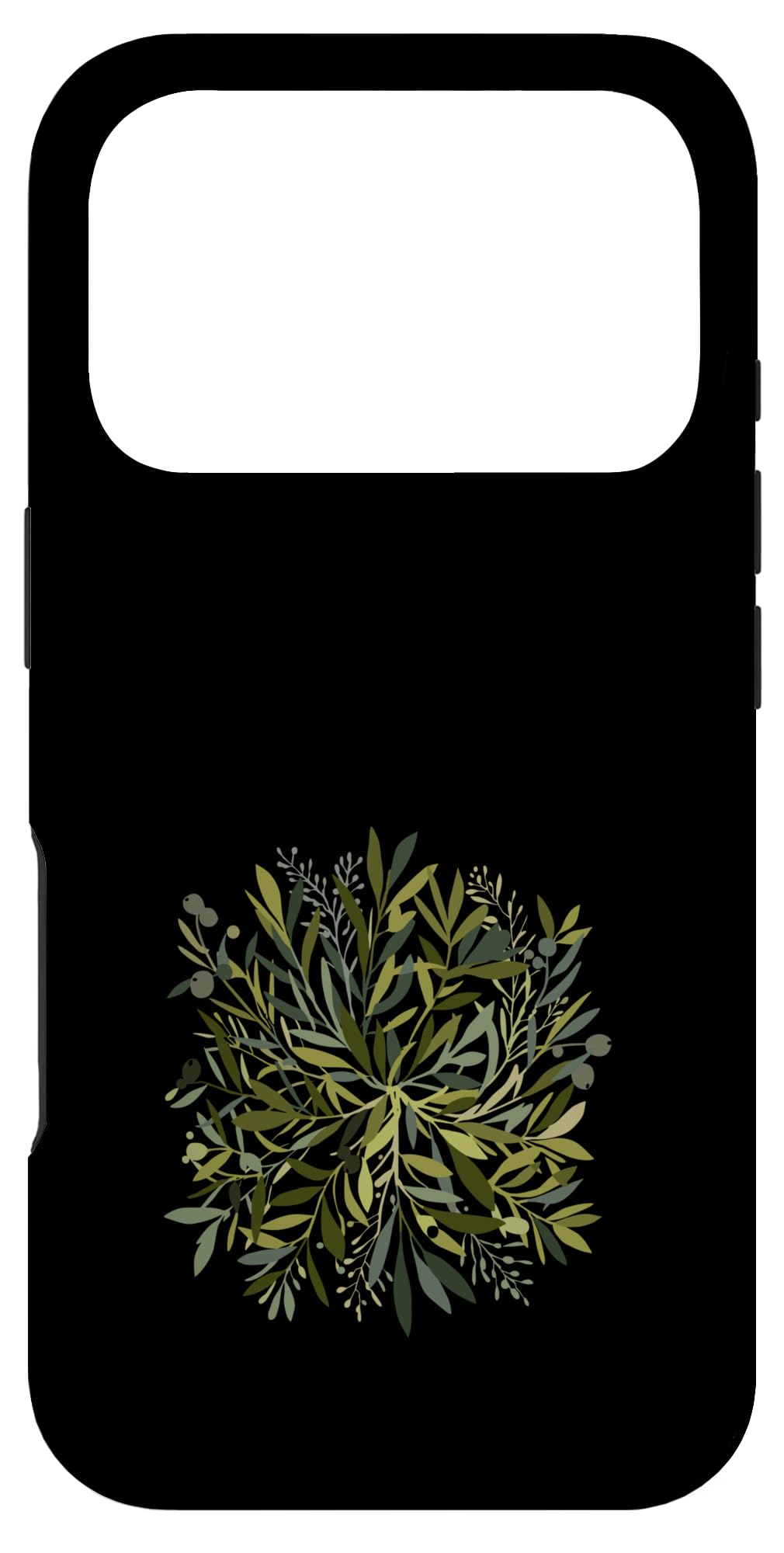 Wild Forest Leaves Botanical Green Foliage Nature Case for iPhone 16