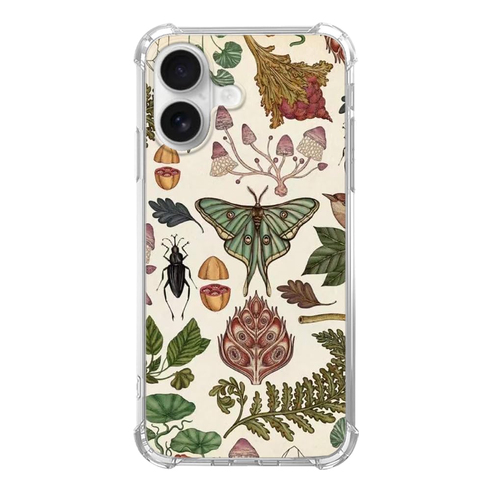 Christmas Aesthetic Phone Case Compatible with iPhone 17, Winter Holiday Festive Phone Cover for iPhone 17