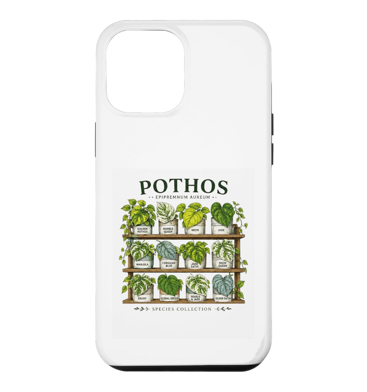 Pothos Plant Varieties Botanical Houseplant Design Case for iPhone 16