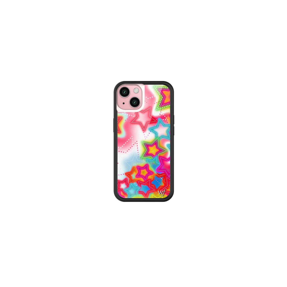 Wildflower Cases - Compatible with iPhone 15 | Protective Black Bumper, 6.5ft Drop Test Certified, Women Owned Small Business | Nature Floral Aesthetic Trendy Cute | Hummingbird