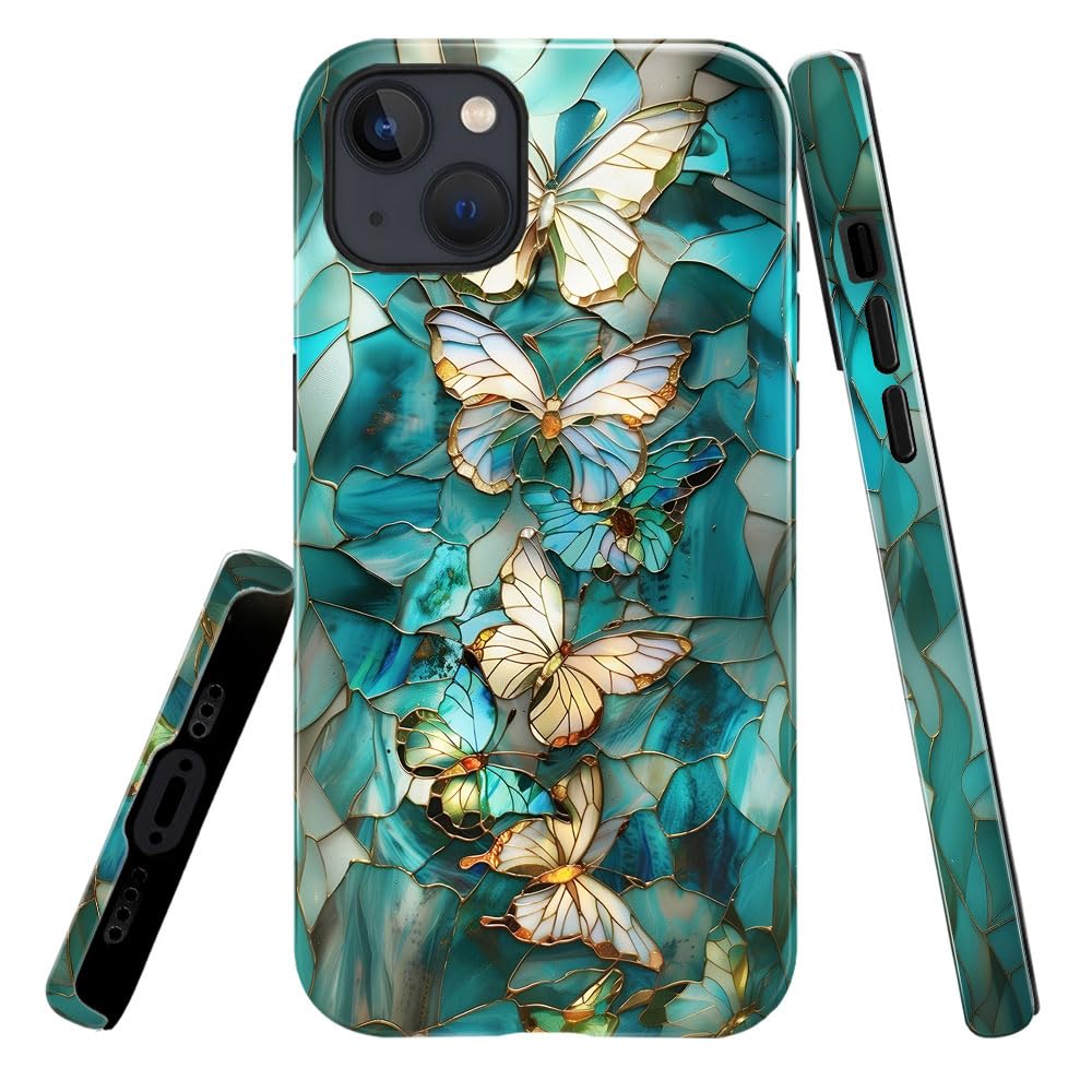 Case for iPhone 14,Christmas 3D Winter Phone Case Slim Silicone Shockproof Cover for Girls Women（Glossy & Durable）