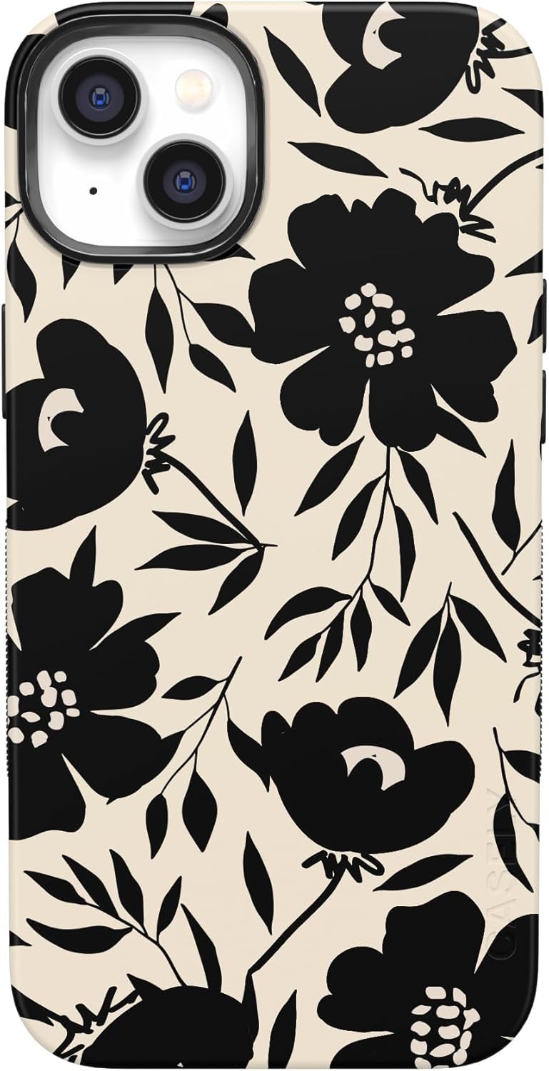 Casely iPhone 14 Case | Hanging Around | Potted Plants Floral | Bold Protective Design | Compatible with MagSafe