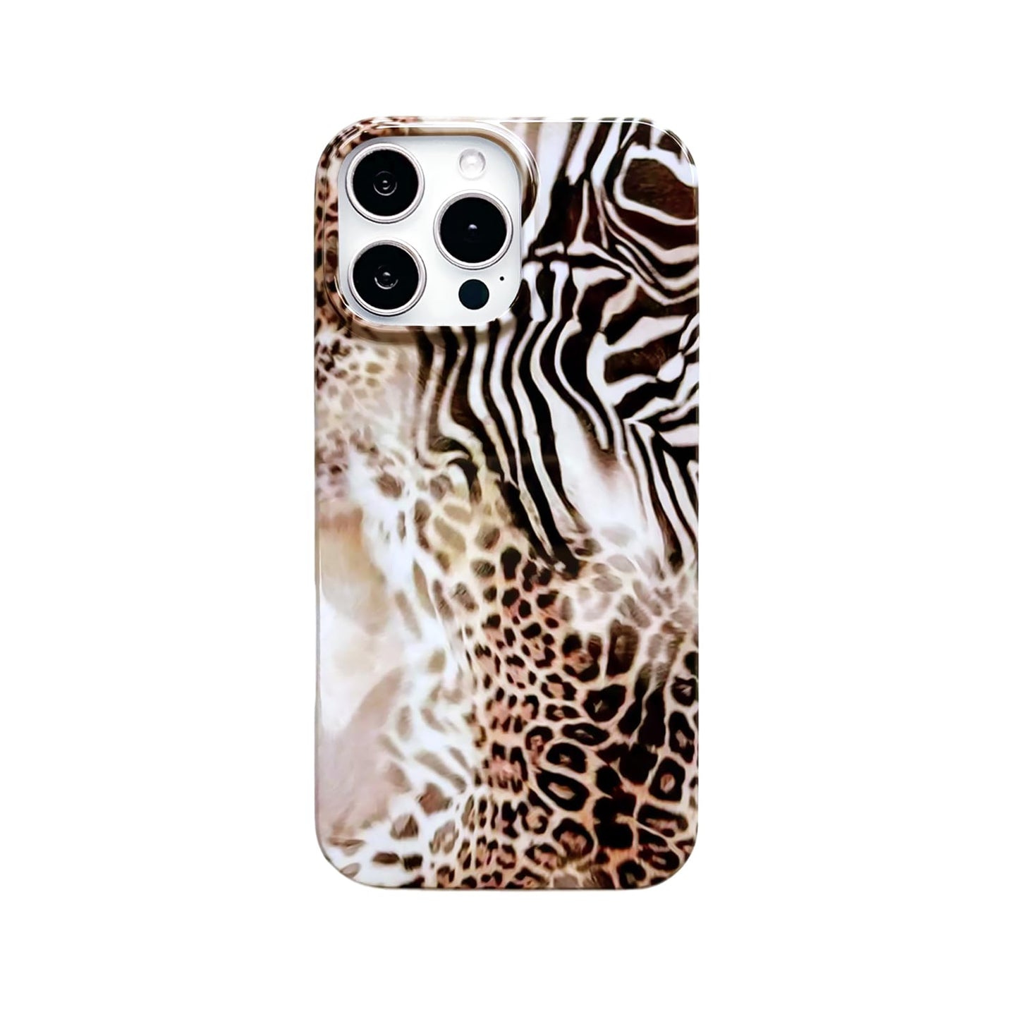 Aesthetic Y2K Cheetah Phone Case for iPhone 17 6.3in,Cute Animal Leopard Zebra Tiger Print Retro Cool Girl Trendy Vintage Protective Cover - Animal Print