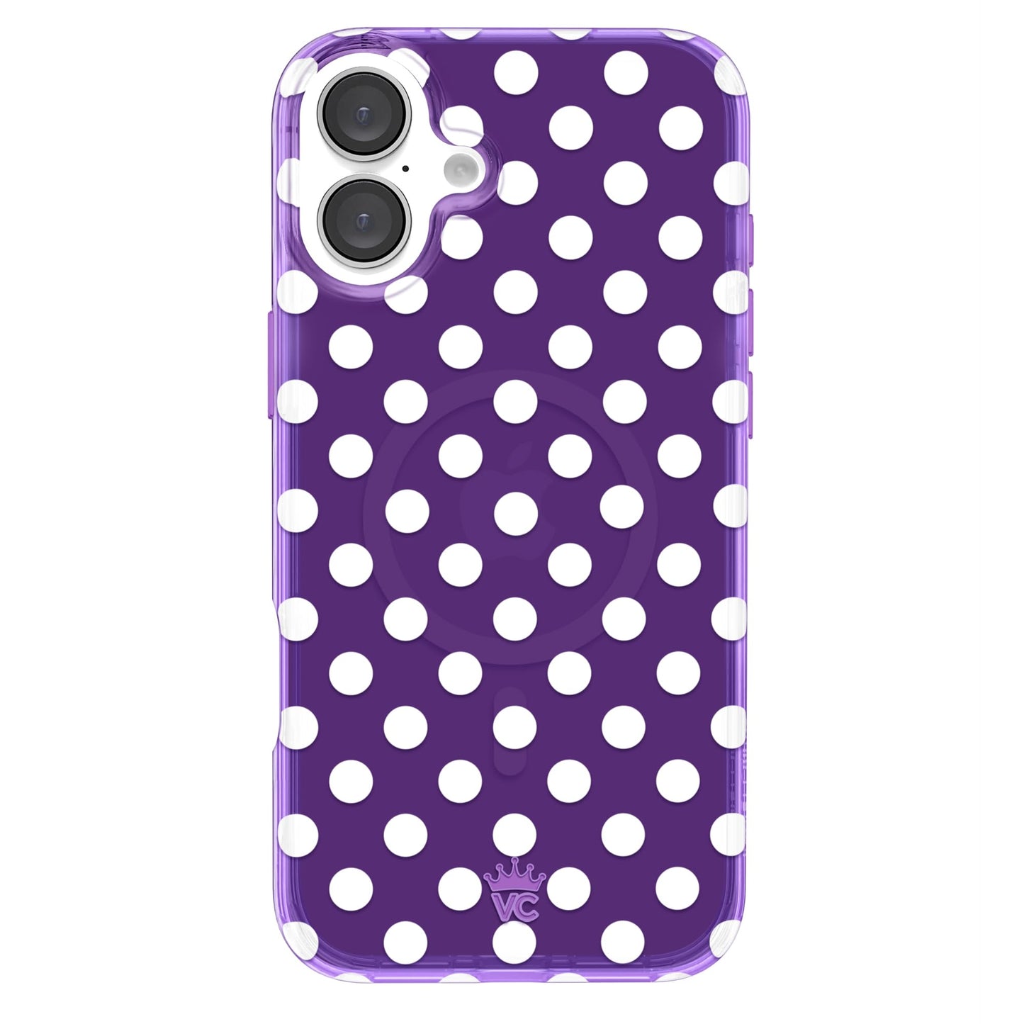 VELVET CAVIAR Christmas Phone Case for iPhone 16 - Compatible with MagSafe [10ft Drop Tested] - Holiday Peppermint Glitter Winter Theme