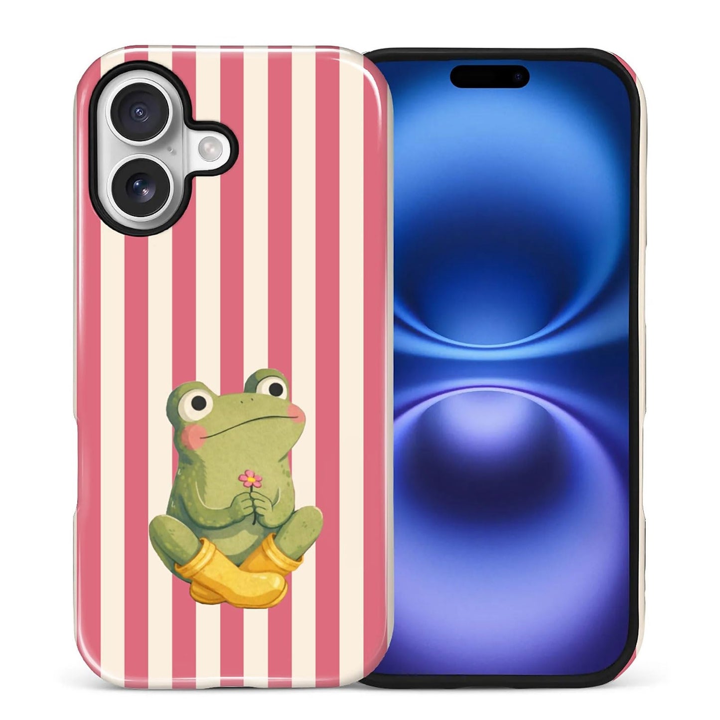 Case Compatible with iPhone 17 Pro,Double Layer Protection, Matte Finish, Anti-Drop and Anti-Fingerprint Armor -Yellow Striped Taco Vacation Sausage Dog Collage
