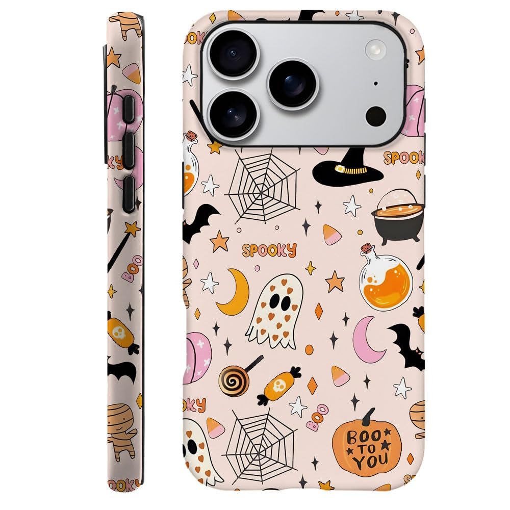 Compatible with iPhone 15 Pro,Durable & Shockproof Phone Case Cover Design - Christmas Retro Doodle