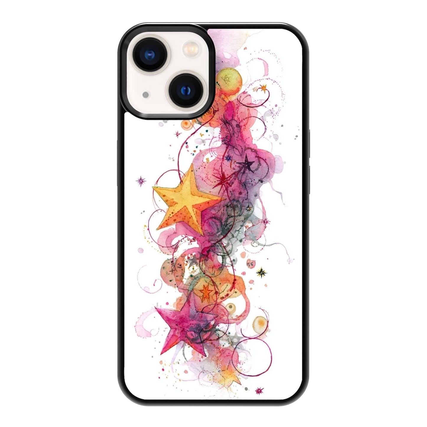 Four Seasons Tree of Life Watercolor Nature Phone Case, Shockproof Protective Cover for iPhone 11 12 13 14 15 16 17 Pro Max Plus Mini XR 7 8 SE