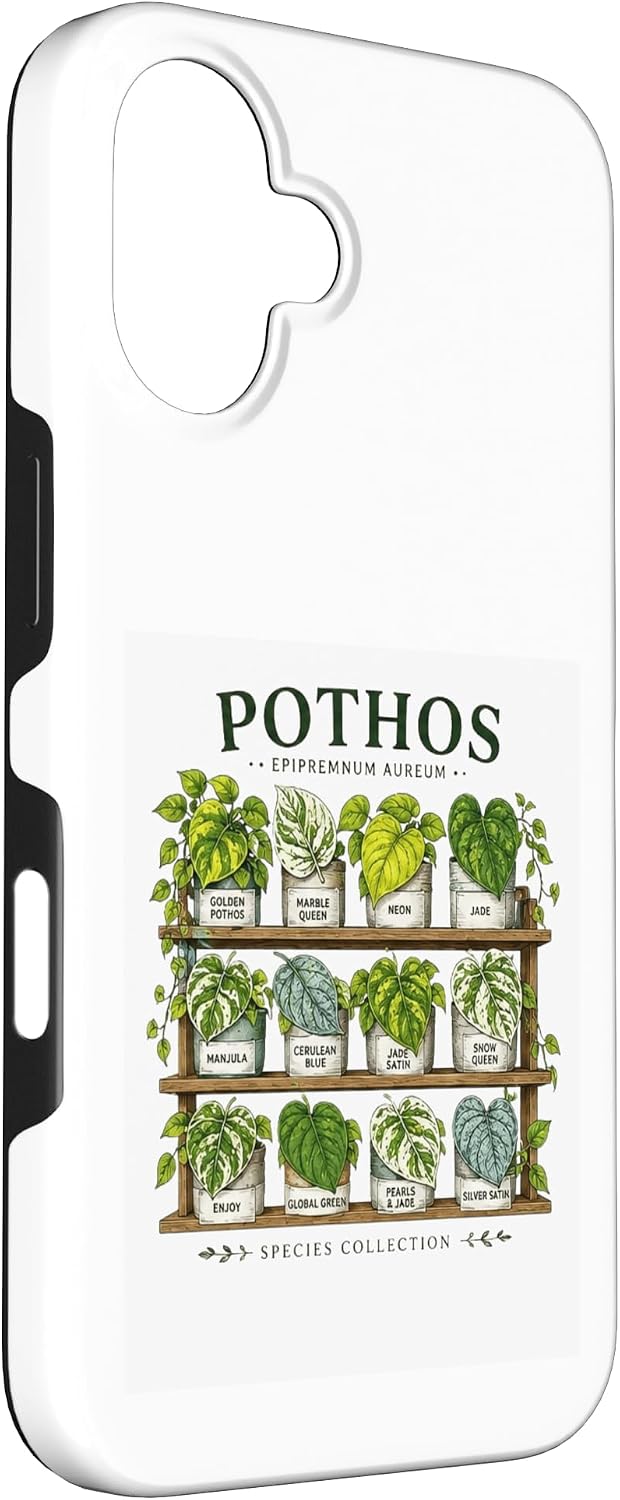 Pothos Plant Varieties Botanical Houseplant Design Case for iPhone 16