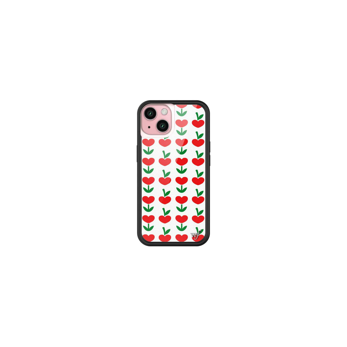 Wildflower Cases - Compatible with iPhone 15 | Protective Black Bumper, 6.5ft Drop Test Certified, Women Owned Small Business | Nature Floral Aesthetic Trendy Cute | Hummingbird