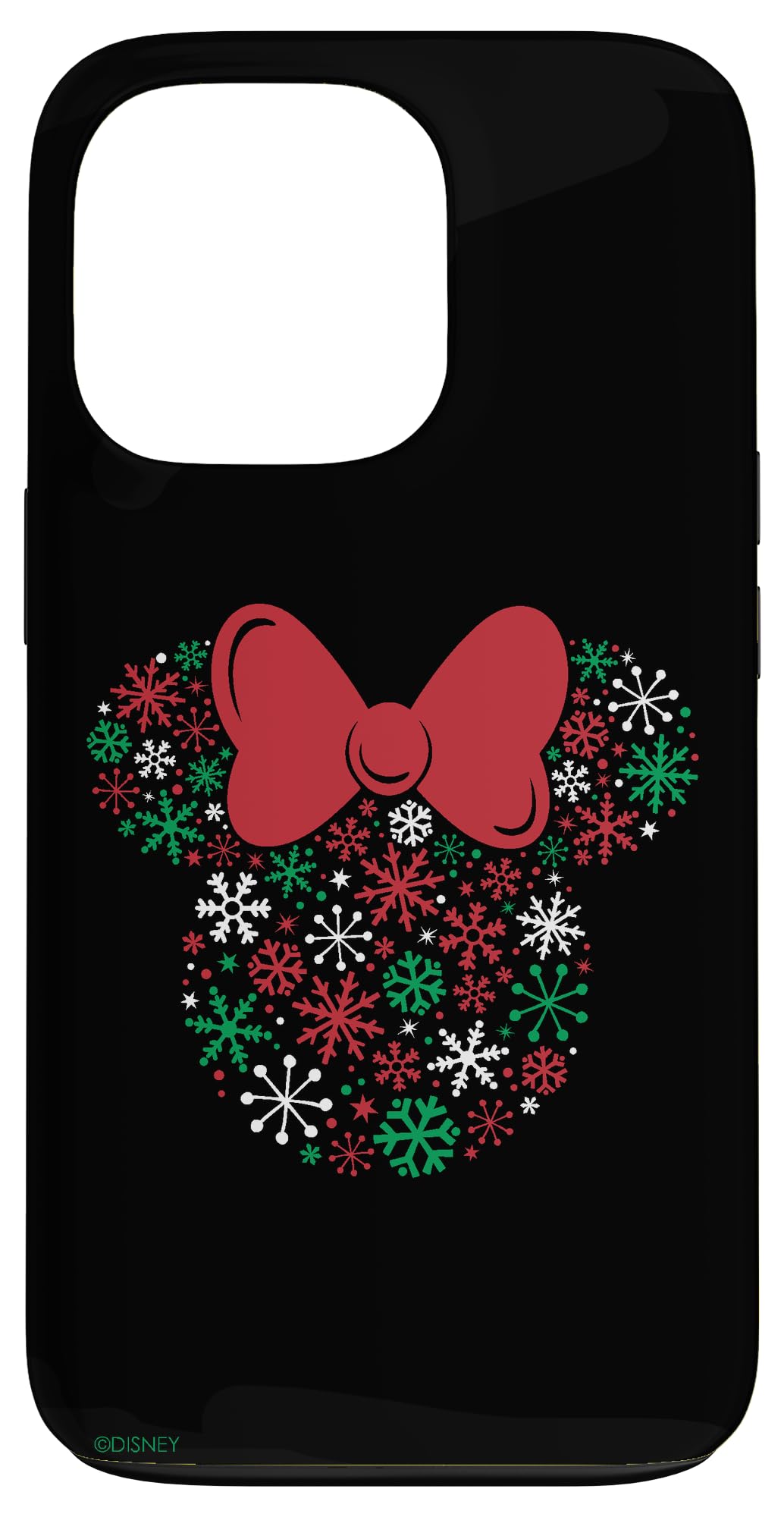 Disney Minnie Mouse Icon Holiday Snowflakes Case for iPhone 16 Pro Max