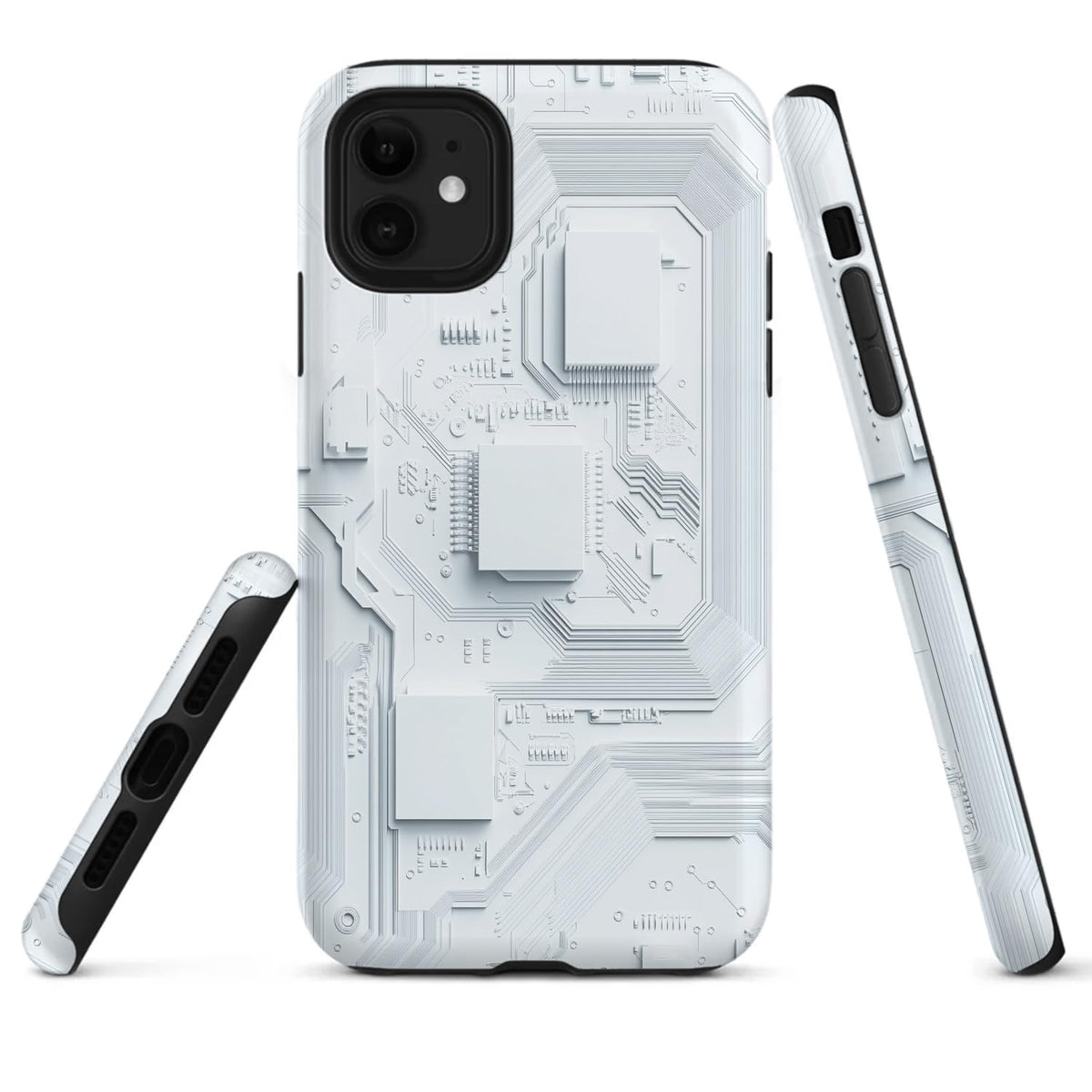 Raindrops Potted Plants Phone Case Compatible with iPhone 16 15 14 13 12 Compatible with Samsung Galaxy S25 S23 Plus S21 FE S22 Dual Layer Sturdy Shockproof Full Protection with Mag-Safe