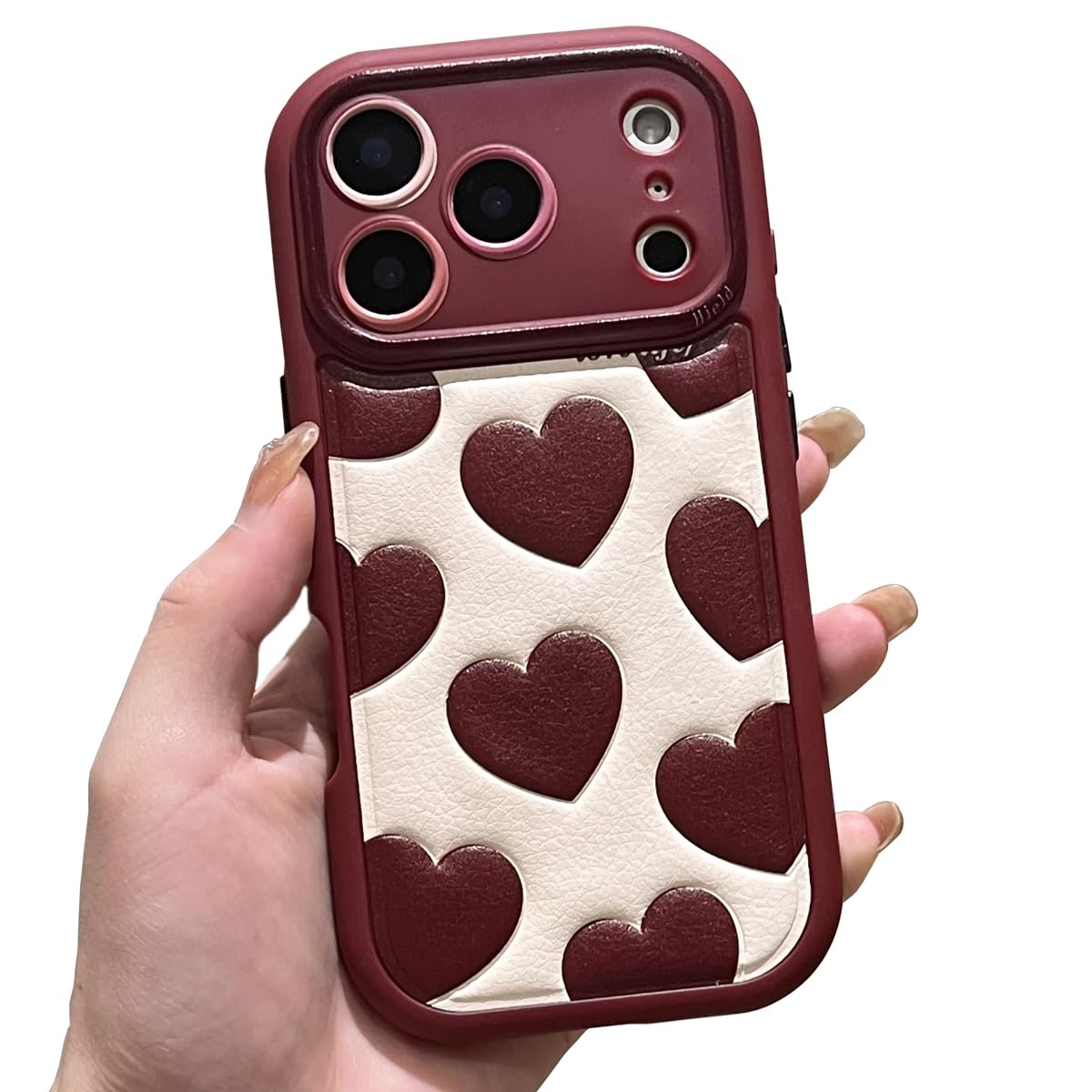 Compatible with iPhone 17 Cute Case, Kawaii Phone Case TPU Leather Cute Bear Cartoon case Soft Rubber Shockproof Protective for iPhone 17 Case Cover for Women Girls