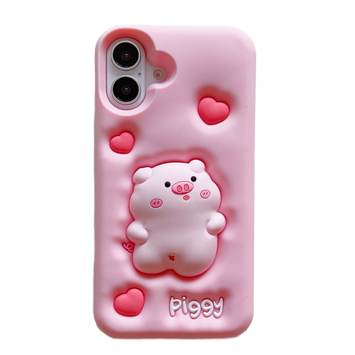 3D Potato Case for iPhone 16 6.1",Cartoon Cute Kawaii Lovely Character Potato Man with Pendant Shape Kids Teens Girls Women Soft Silicone Case for iPhone 16 6.1 inch 2024