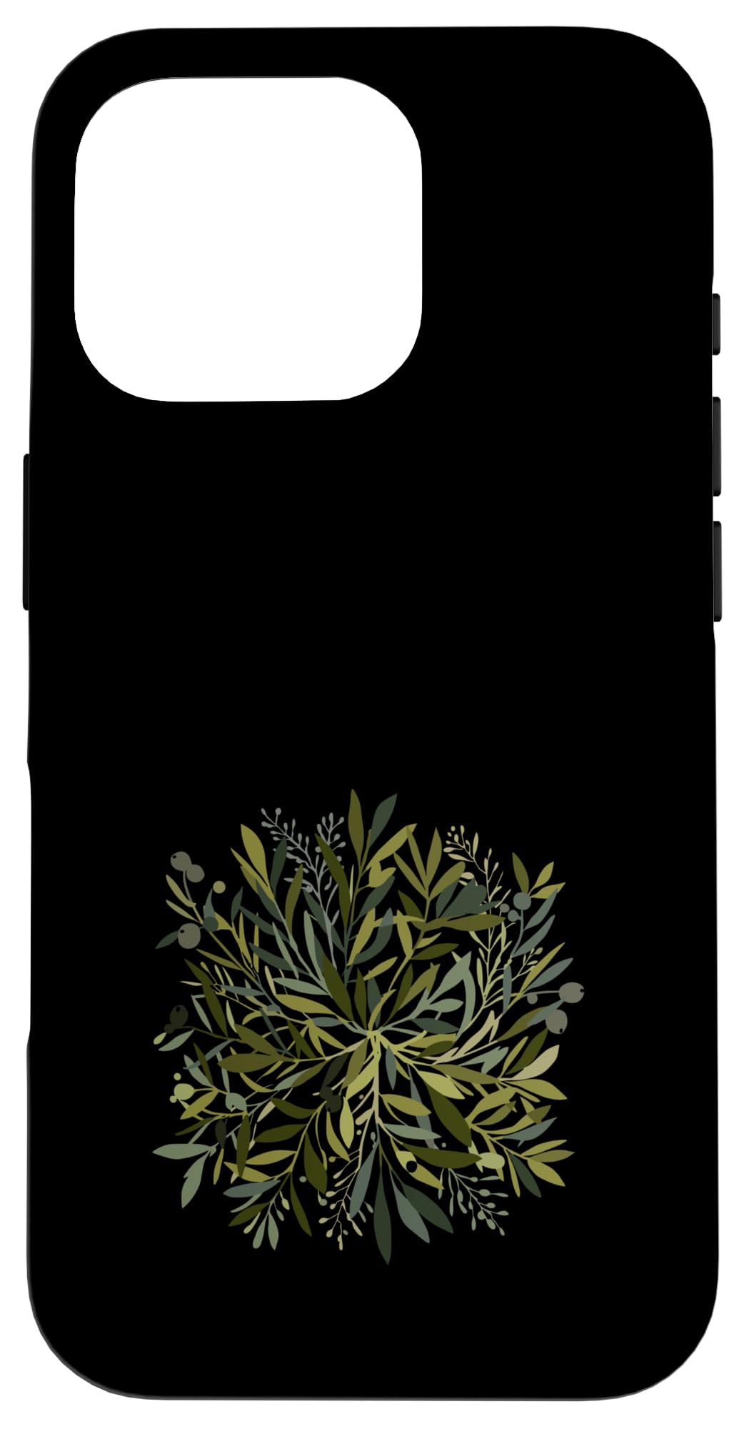 Wild Forest Leaves Botanical Green Foliage Nature Case for iPhone 16