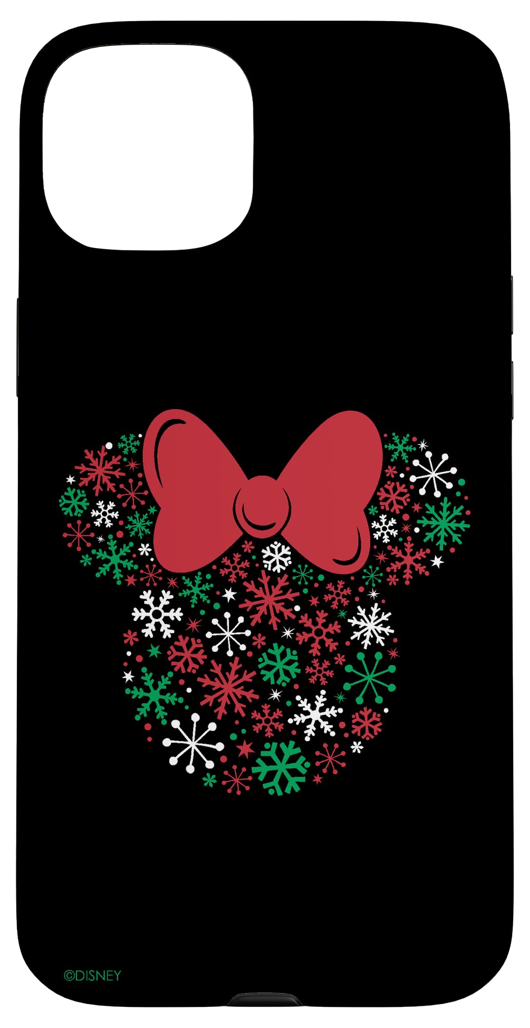 Disney Minnie Mouse Icon Holiday Snowflakes Case for iPhone 16 Pro Max