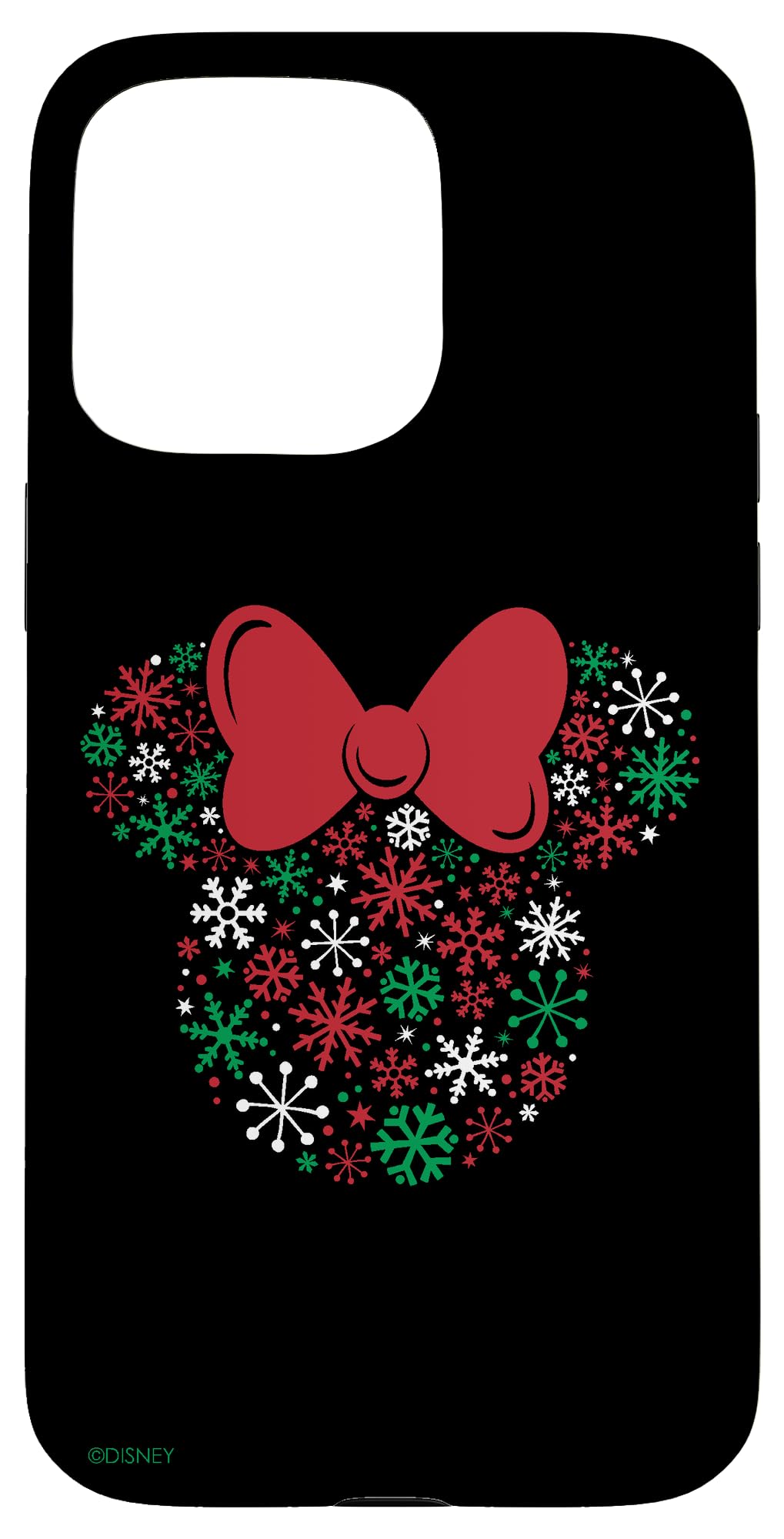 Disney Minnie Mouse Icon Holiday Snowflakes Case for iPhone 16 Pro Max