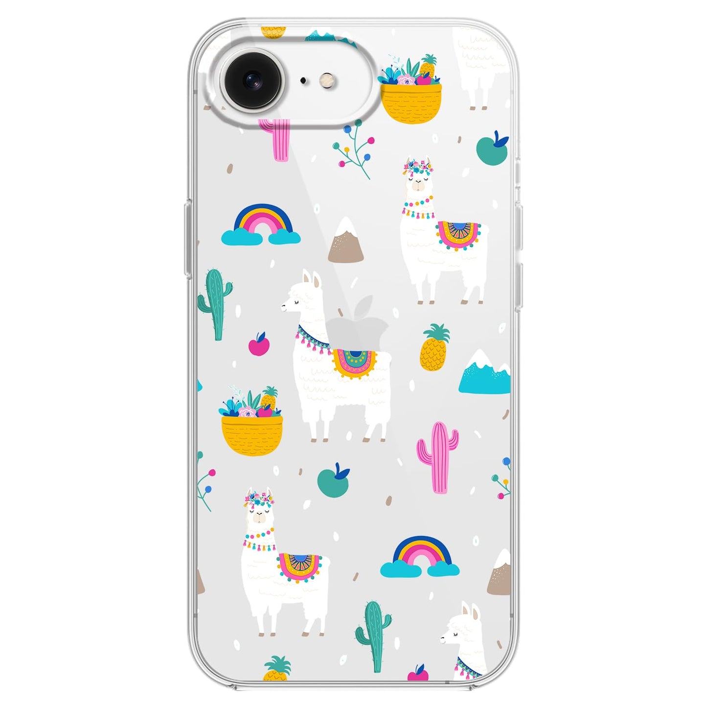 Blingy's for iPhone 17e Case/iPhone 16e Case, Fun Dog Style with Paw Print Pattern Cute Cartoon Animal Design Transparent Soft TPU Protective Clear Case 6.1 inch (Dogs w/Prints)