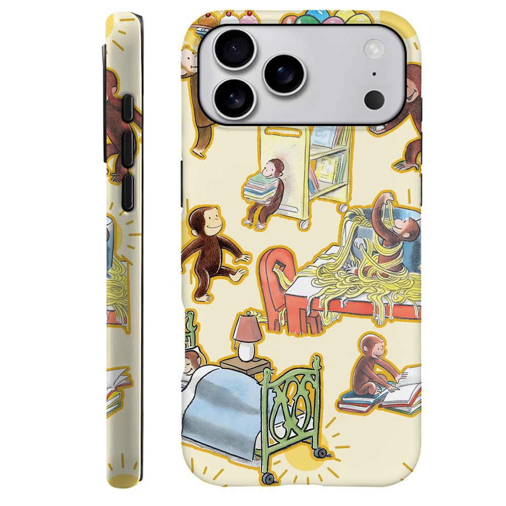 Case for iPhone 17 Pro - [Drop Protection Phone Cover] - Hybrid Case for Girl Women - Cute Cat Playful