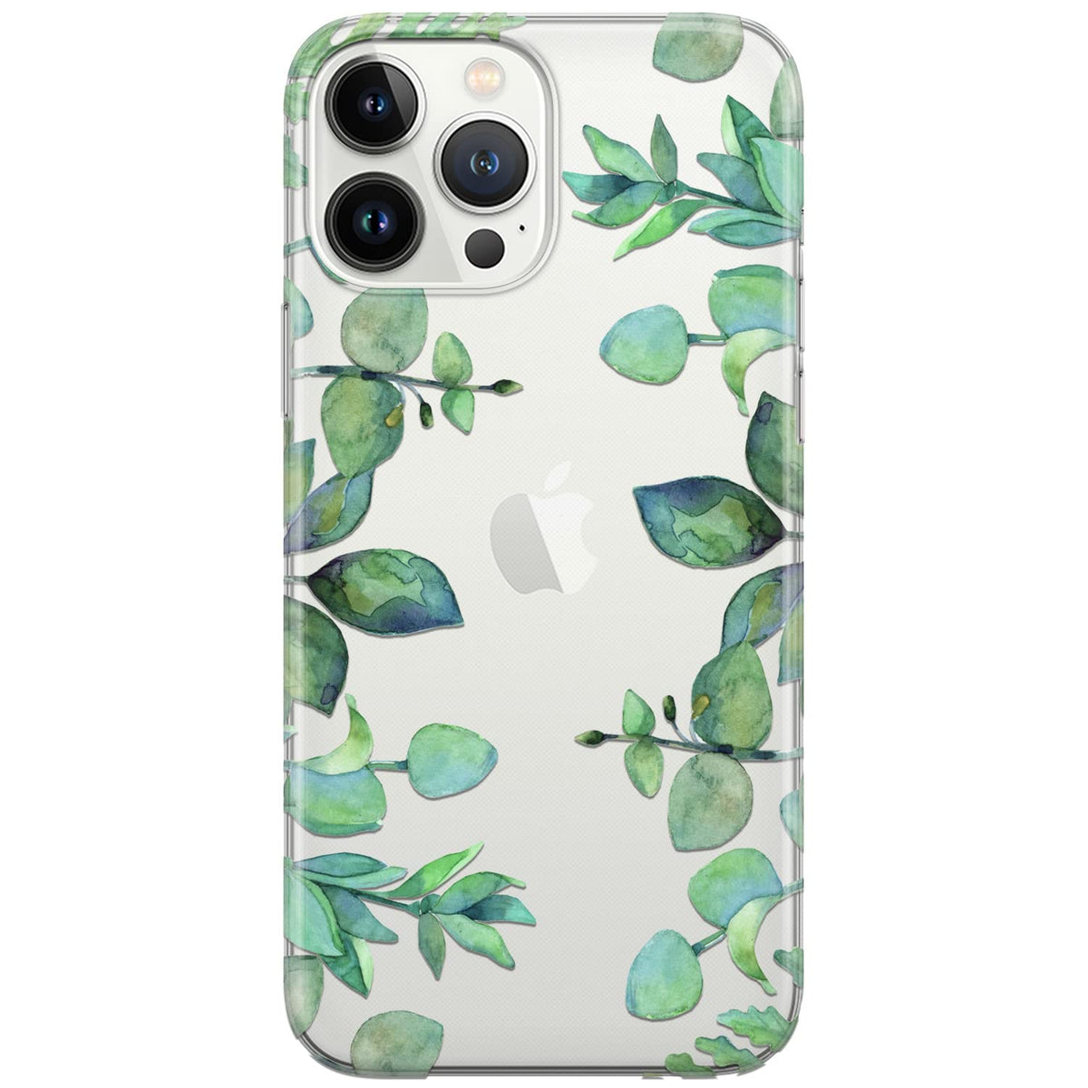 Phone Case Compatible with iPhone 17 Air 16e 15 Pro Max 14 Plus 13 12 Mini SE 11 Lightweight Olive Leaves Shockproof Plants Flexible Botanical Fern Green Herbs Cell Protective Print Floral